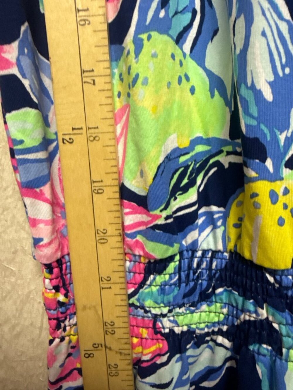 Lilly Pulitzer Tala Romper Nauti Navy Capri Soleil Blue PInk Small NWT Tropical - Picture 5 of 11